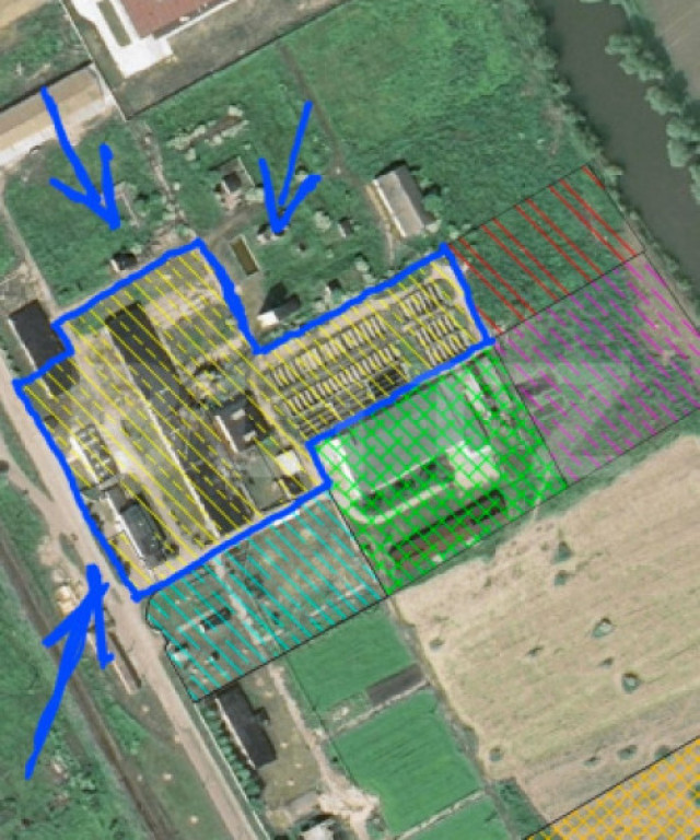 Proprietate industriala masiva 19.485 mp de vanzare in Ludus