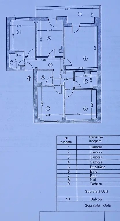 MIOVENI Primarie Apartament 4 camere decomandat 86mp Rate