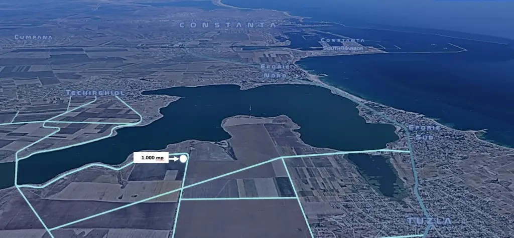 Oportunitate, teren 1.000 mp, in prima linie a lacului Techirghiol