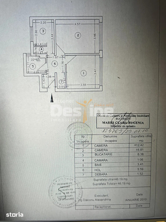 Apartament 2 camere decomandat | 46mp| Drumul Taberei | 92.8