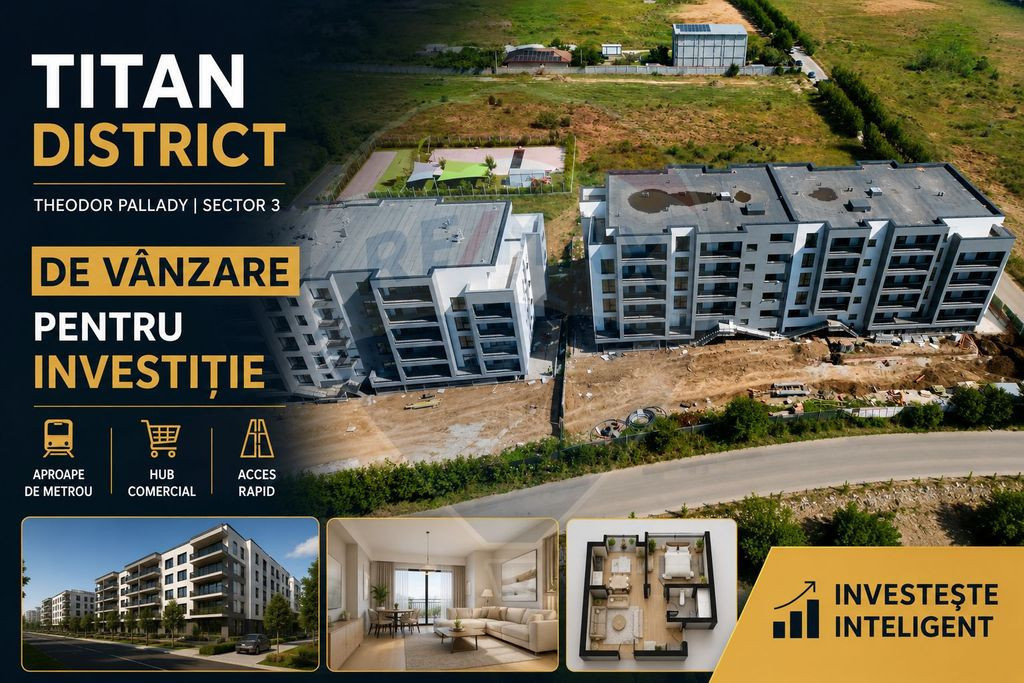 Investiție | Apartamente noi Pallady | Randament & Aprec...