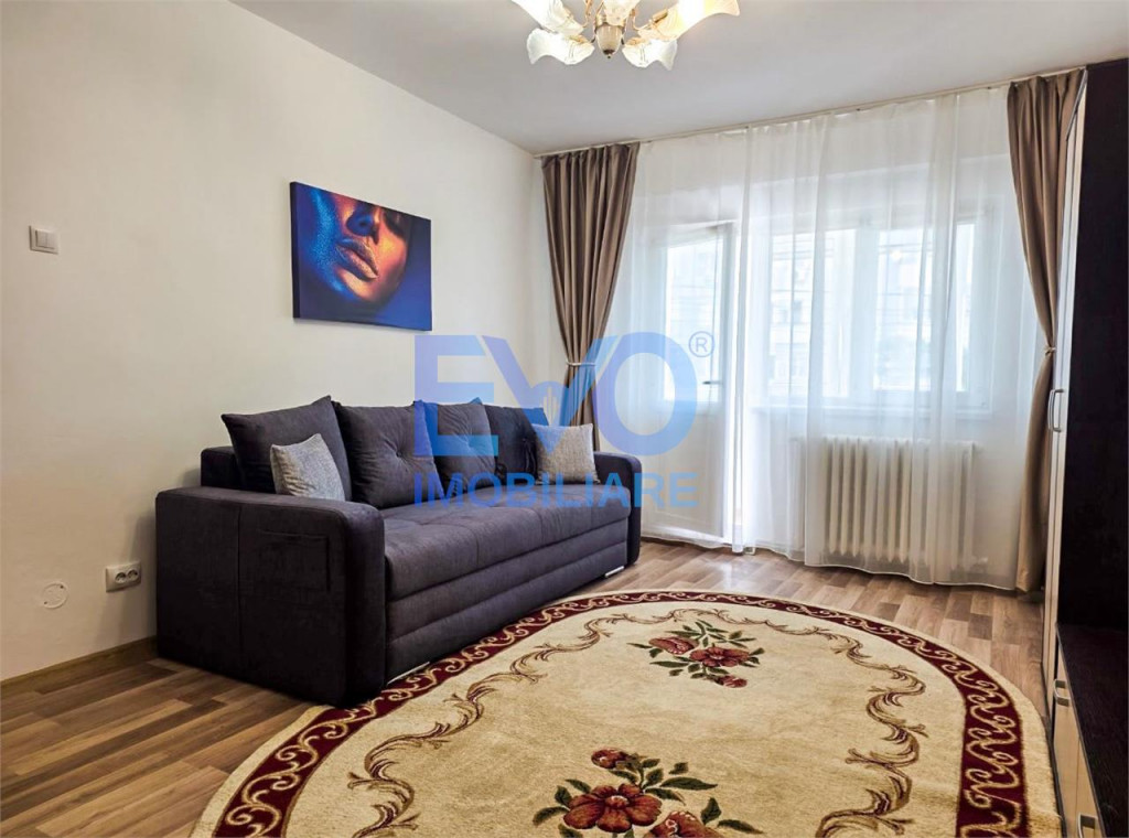 Apartament cu 2 camere, decomandat, etajul 1, 50 mp, zona Zi