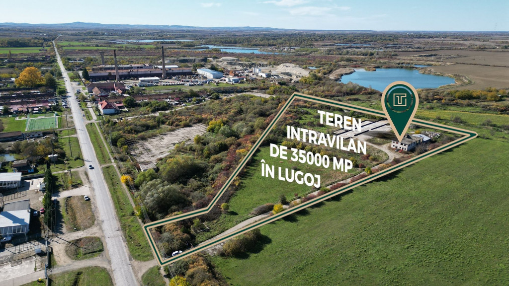 Teren strategic de 35.000 mp cu destinație industrială, re