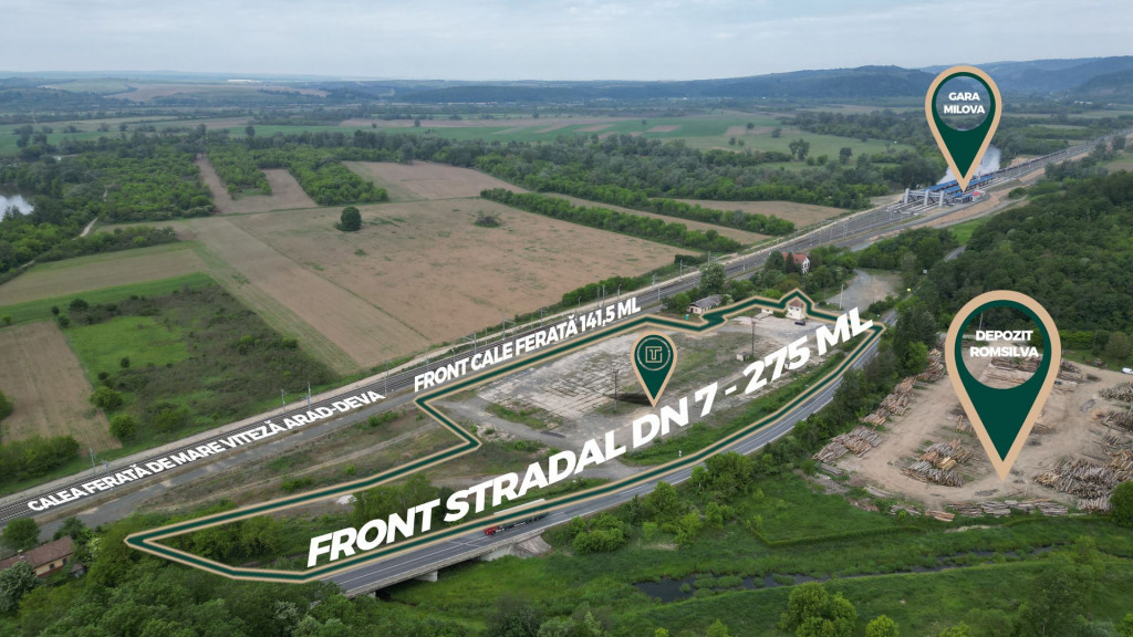 Platformă industrială cu acces strategic la DN7,oportunita