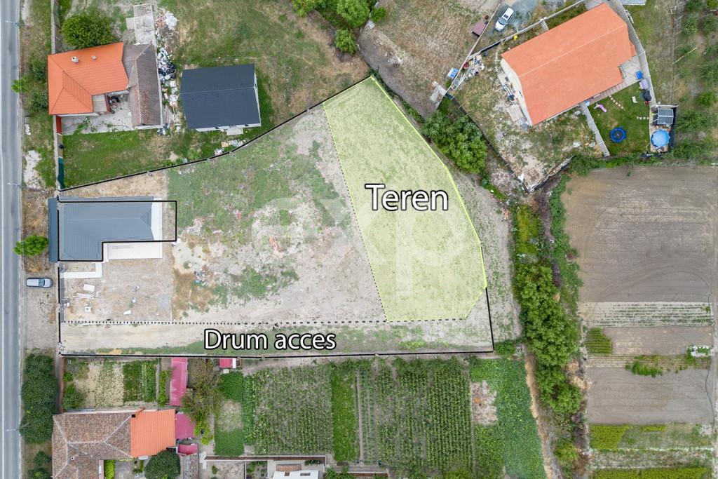 ???? Teren intravilan de vânzare în Utvin – 749 mp |