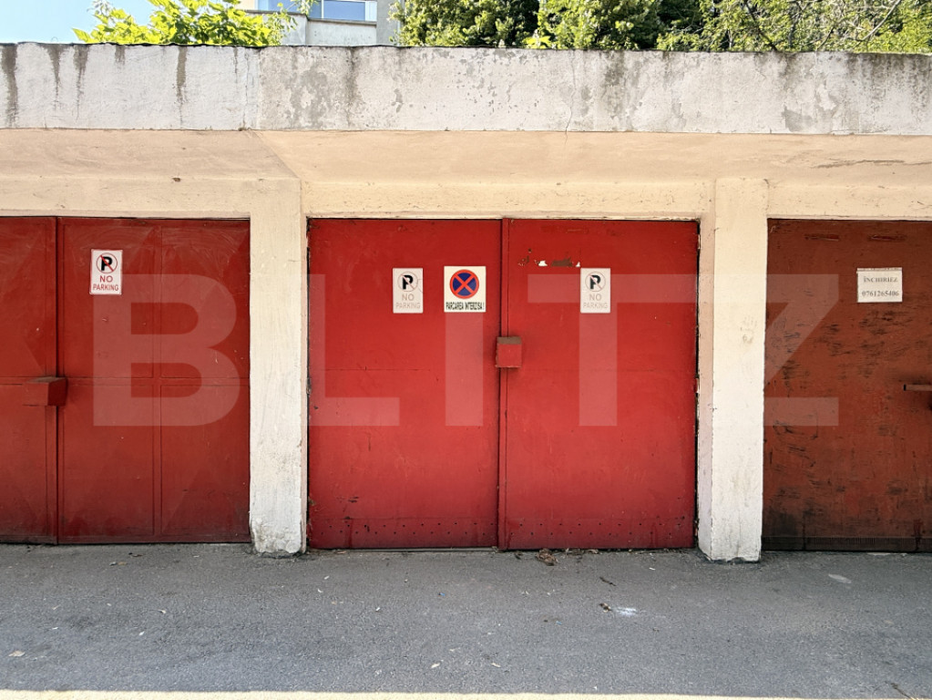 Garaj cu acoperiș circulabil, 17 mp, zona Calea București