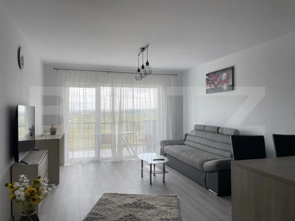 Apartament mobilat modern cu 2 camere, 65 mp, parcare subter