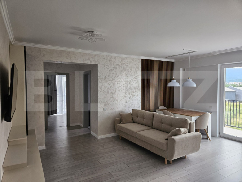 Apartament cu 2 camere, 60 mp, etajul 3, loc de parcare - z