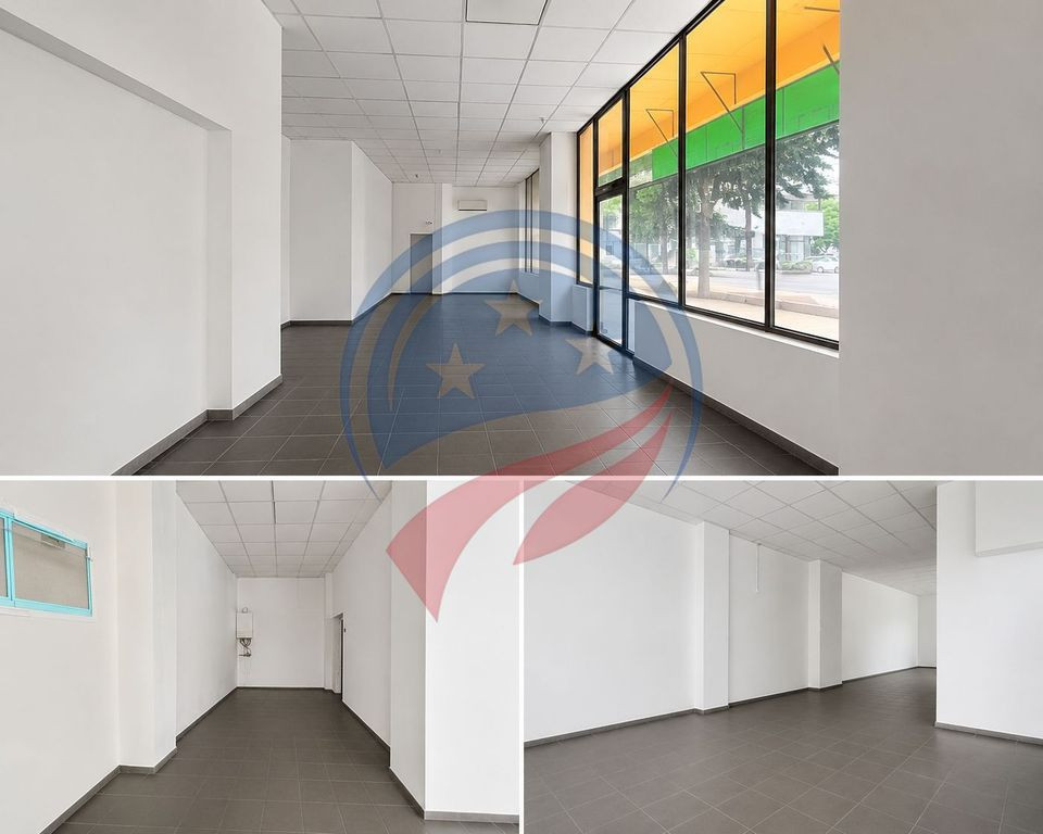 Spațiu Comercial Ultracentral 113,90 mp + Subsol | Vitri...