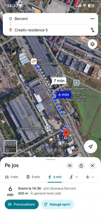 Berceni metrou parter bloc nou