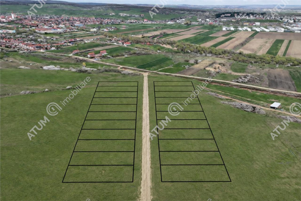 Teren de in Sibiu 600 mp deschidere la drum de acces