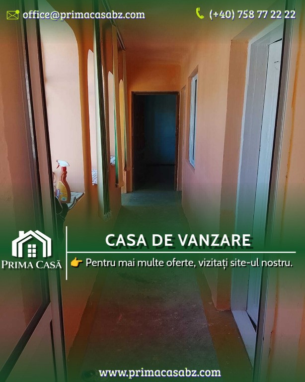 Oportunitate de investitie! Casa in Dealu Viei – Merei/BZ ~ teren 700m