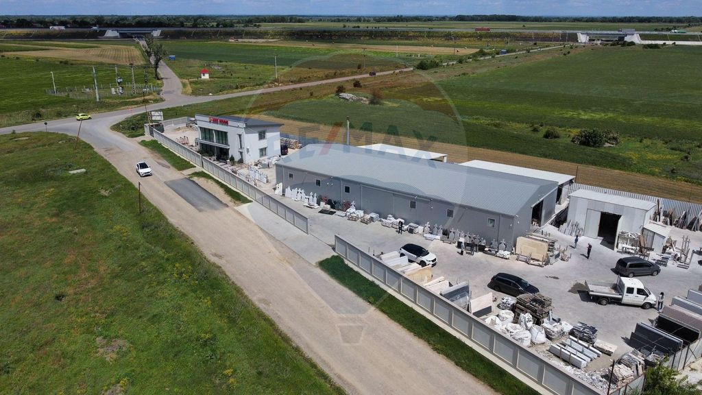 Spațiu industrial la iesirea din Odobesti , intrare Bros...