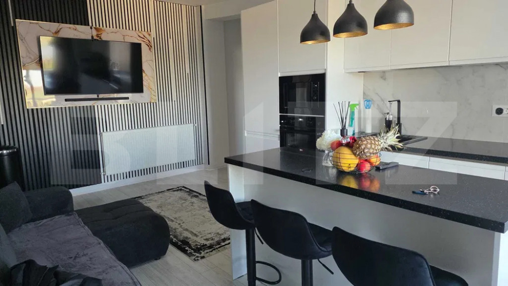 Apartament 3 camere, Mobilat și utilat, Vedere deosebită -