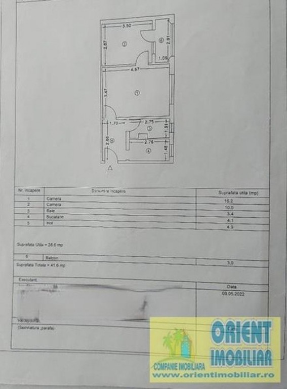 Tomis Nord, de vanzare apartament 2 camere