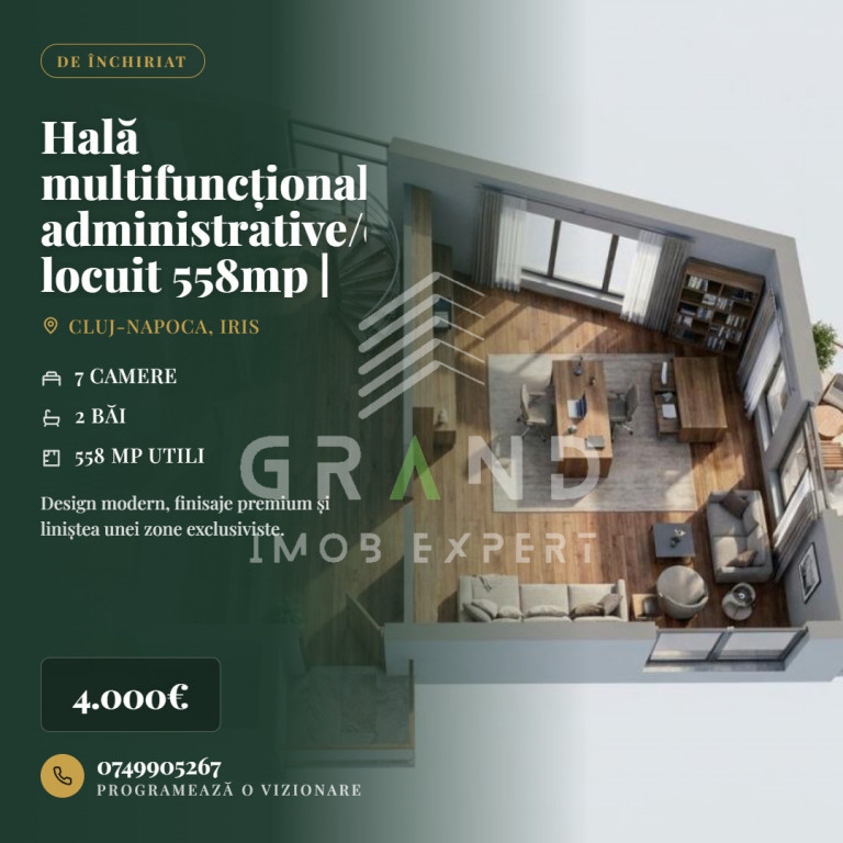 Hală multifuncțională+spații administrative/de locuit 55