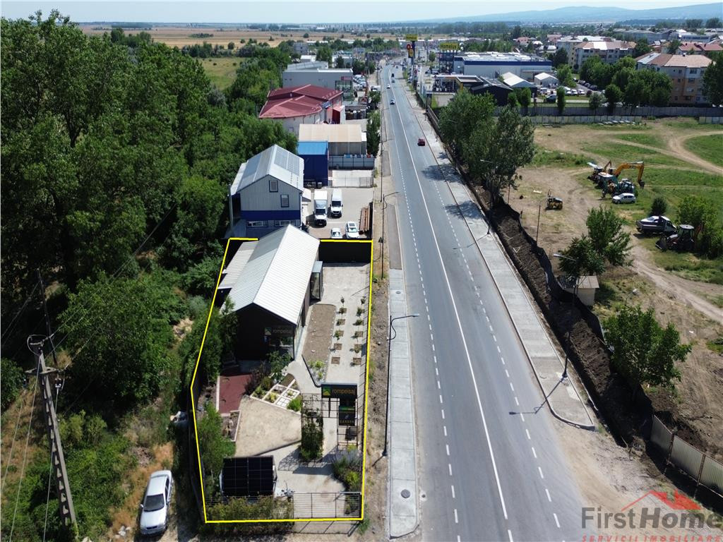 Spatiu Comercial 210 mp ,667 mp teren pe E 85 - Calea Moldov