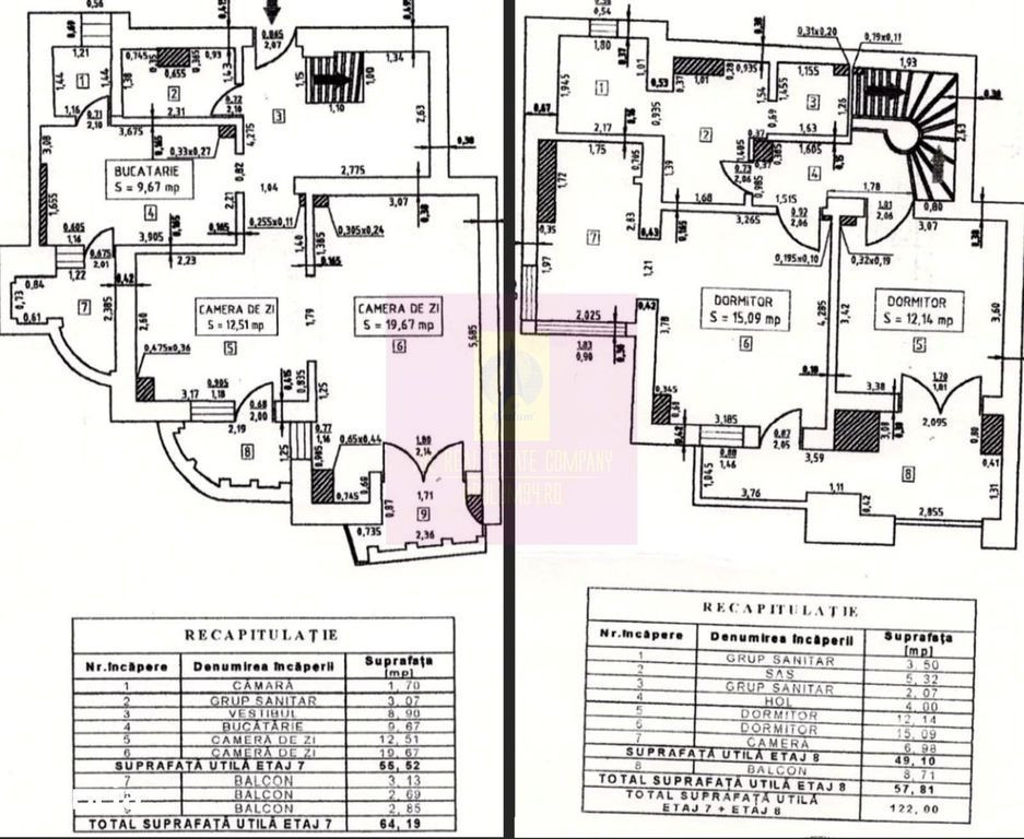 Vanzare duplex 4 camere Unirii-Splai