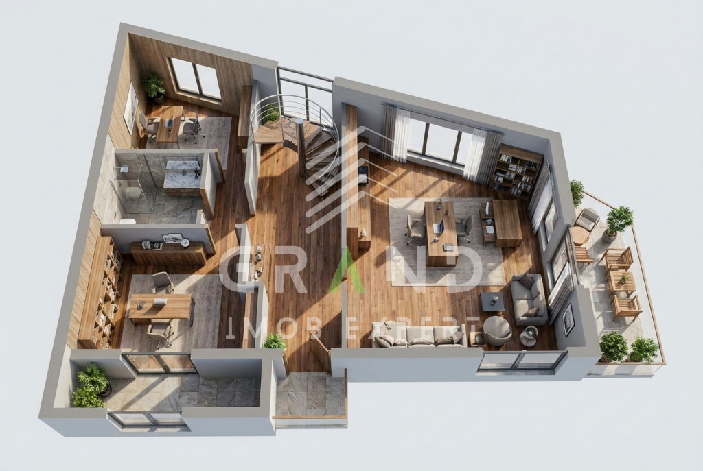 Spații administrative/birouri+posibil locuință | 271 mp |