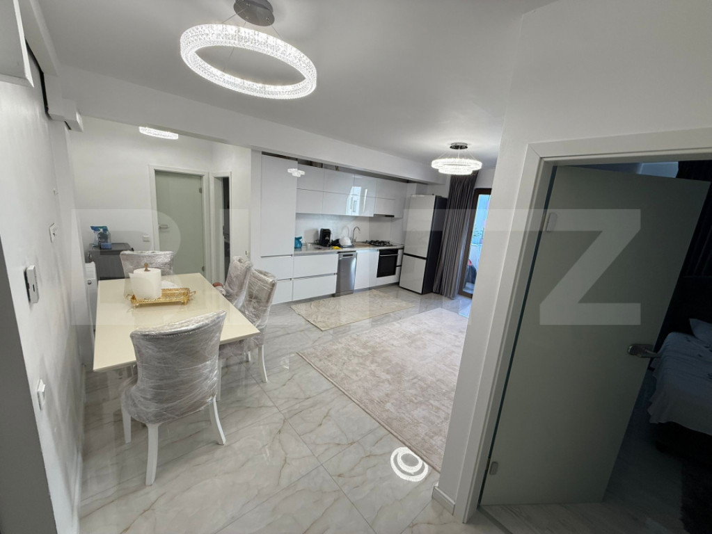 Apartament superb cu 3 camere, 58 mp, finisaje de lux, lâng