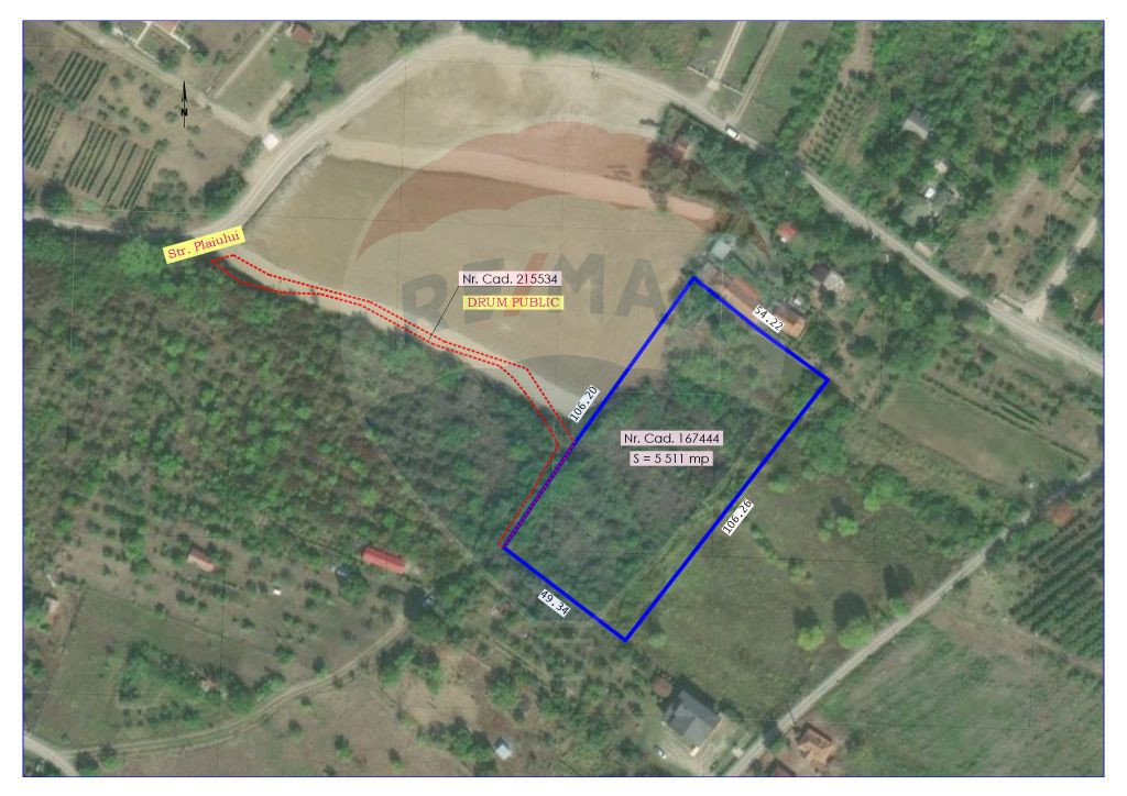 Teren de Vânzare, Intravilan, 5511 mp, în Zona de Dealu...