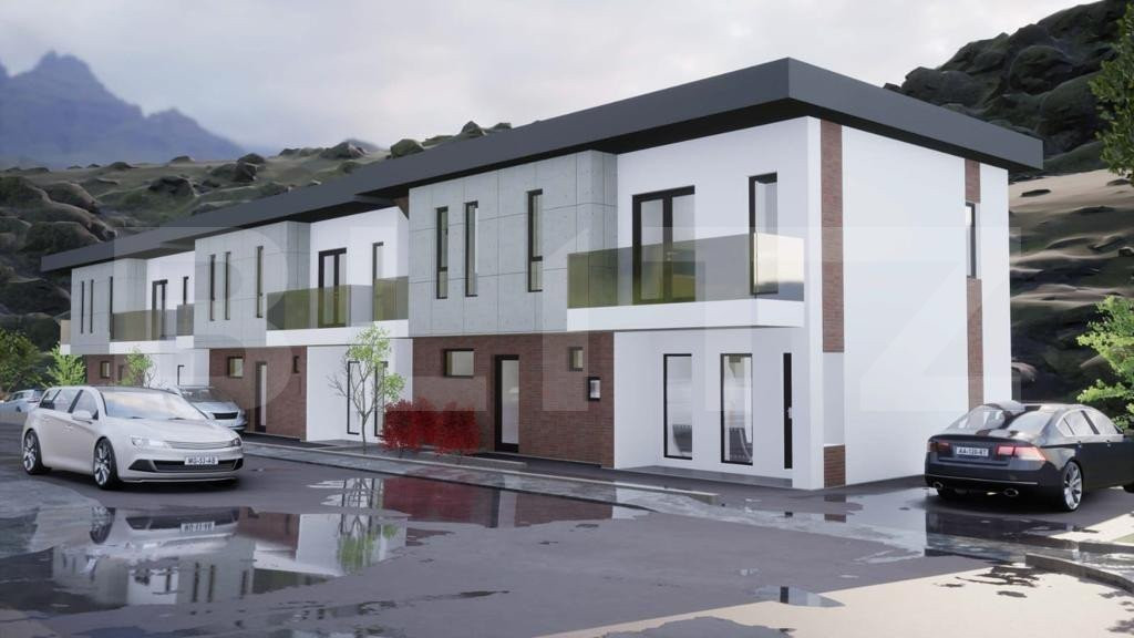 Casa cuplata, 4 camere, 110mp, teren 130mp, complex de case,