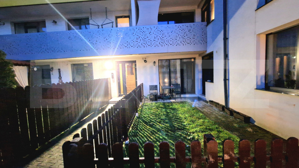 Apartament cu 2 dormitoare, gradina, bucatarie cu dining par