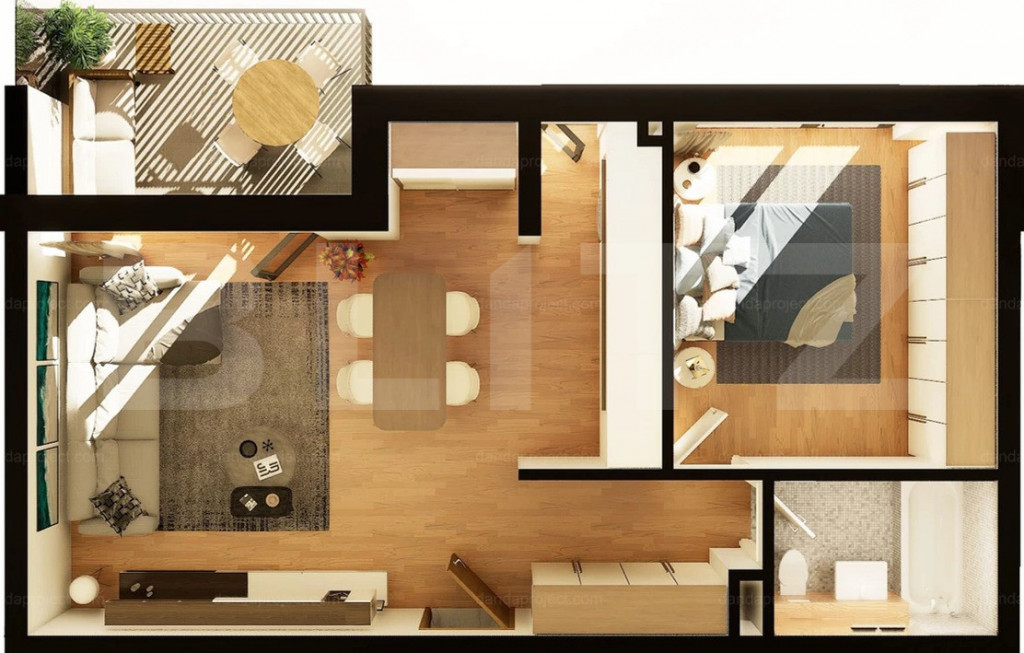 Apartament 2 camere, 53 mp, constructie noua, zona Dunarii