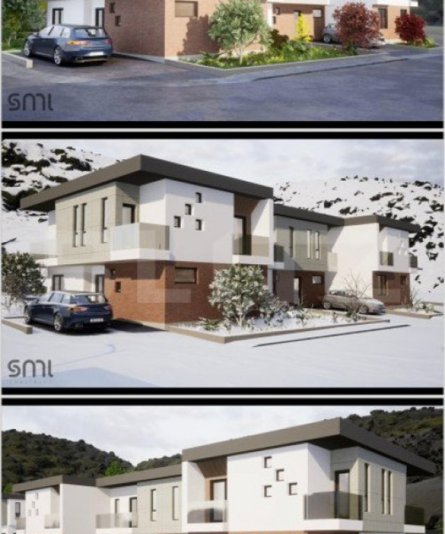 CASA CUPLATA, 110 mp, 110 teren, zona Terra