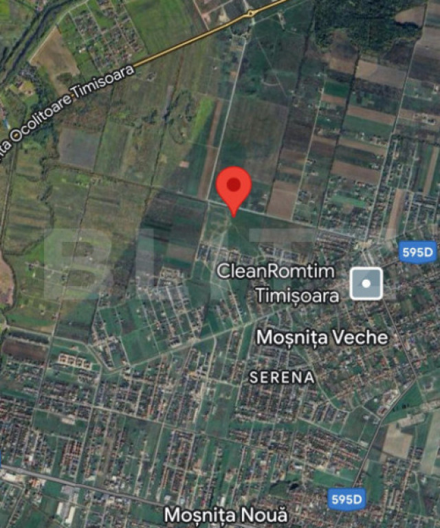 Teren 521 mp, front 17,5 ml. Mosnita Veche!
