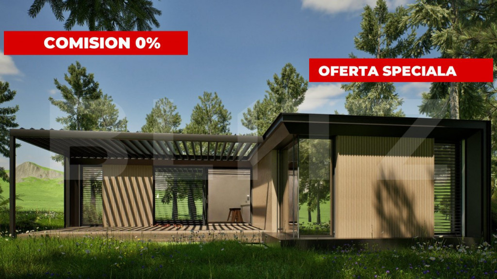 Casa pasiva certificabilă de vanzare, cu 3 camere, 78,50 mp