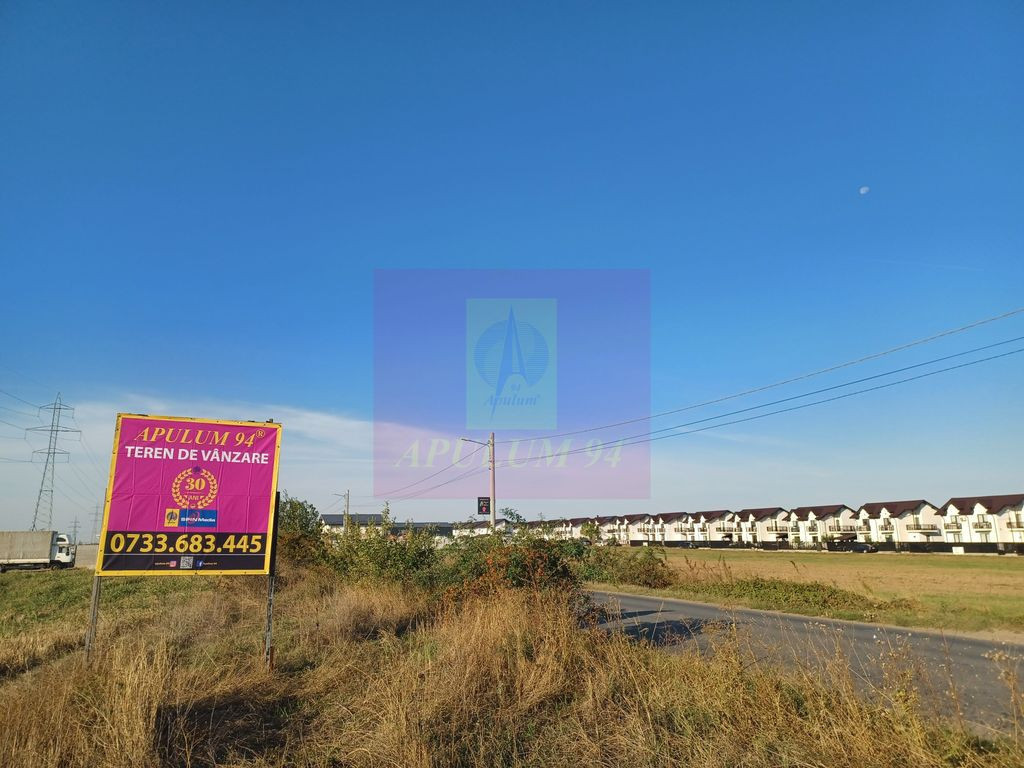 Săbăreni, teren intravilan construibil 3 ha, pe DJ602