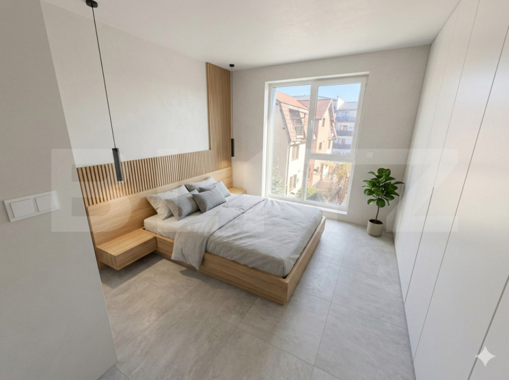 Apartament 2 camere finisat | Etaj 1, Apahida, bloc nou