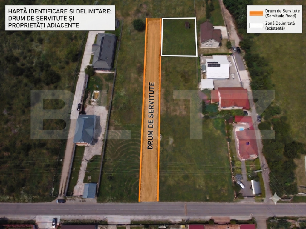 Teren intravilan, de vanzare, 730 mp, zona Viforata