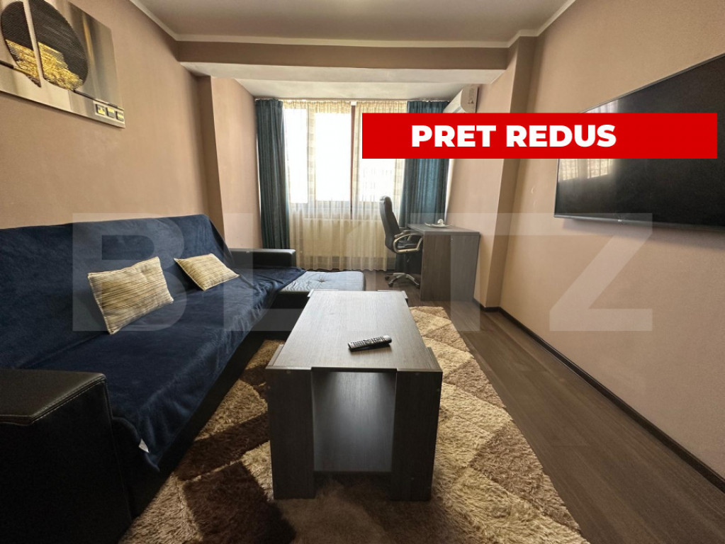 Apartament 3 camere, complet mobilat și utilat modern, zona