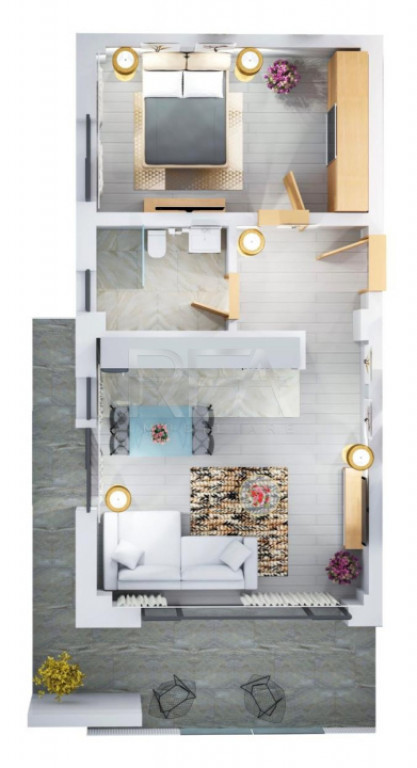 UP Boutique - Pipera Voluntari - APARTAMENT 2 CAMERE finisaj