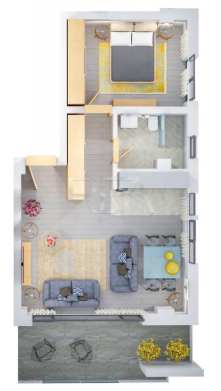 UP Boutique - Pipera Voluntari - APARTAMENT 2 CAMERE finisaj