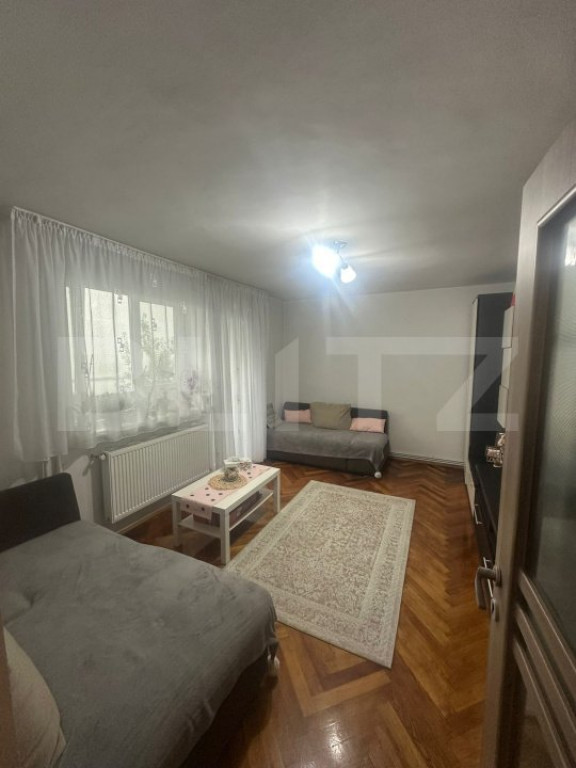 Apartament 3 camere, 65 mp + balcon 5 mp, mobilat și utilat