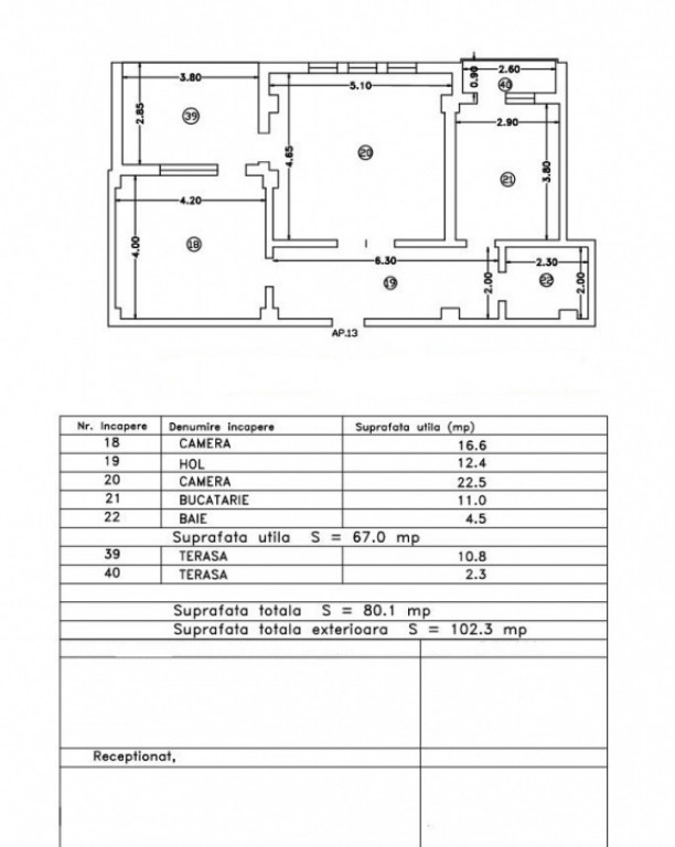 Apartament 2 Camere Boreal | 67 mp | 2 Balcoane | Decomandat