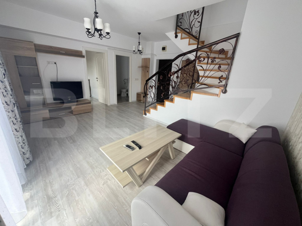 Penthouse duplex, de vanzare, cu 3 camere, 72 mp utili + 87