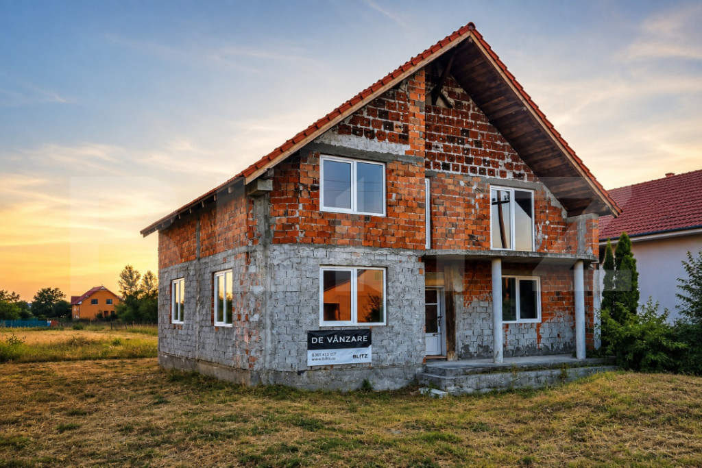 Casa cu 4 dormitoare de vanzare , 180mp, teren 1000 mp, Dece
