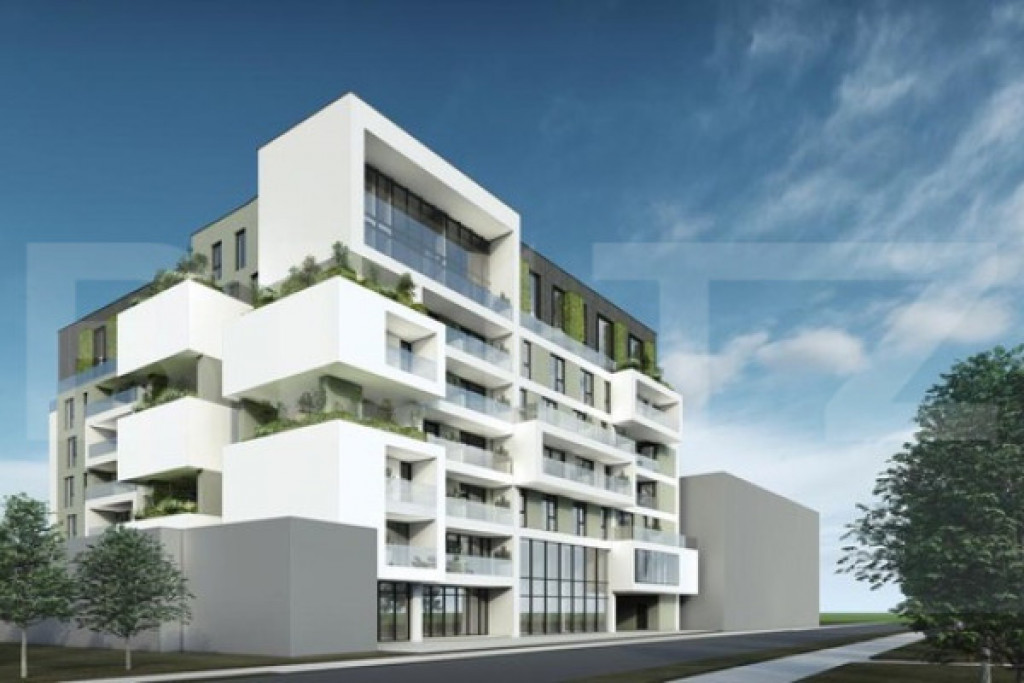 Apartament 4 camere, 102 mp, Terasa 214 mp, Imobil Nou, Semi