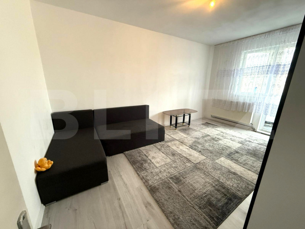 Apartament in bloc tip vila, parter, 50 mp, mobilat utilat -