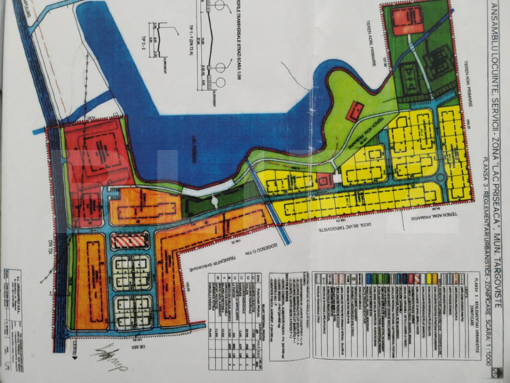 Teren 1150 mp Locuințe Colective P+3+M Zona Lac Priseaca