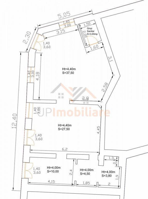 SPATIU COMERCIAL CENTRAL | 107 MP | ORADEA