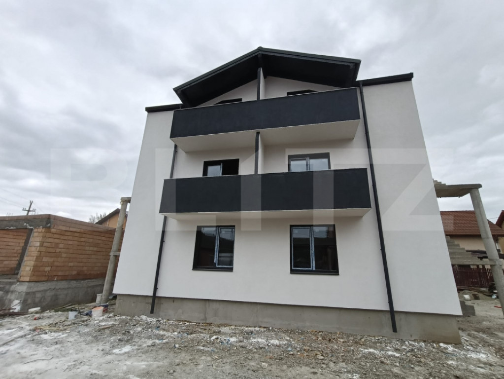 Apartament 2 camere în bloc nou, 57 mp, 2 balcoane și parc