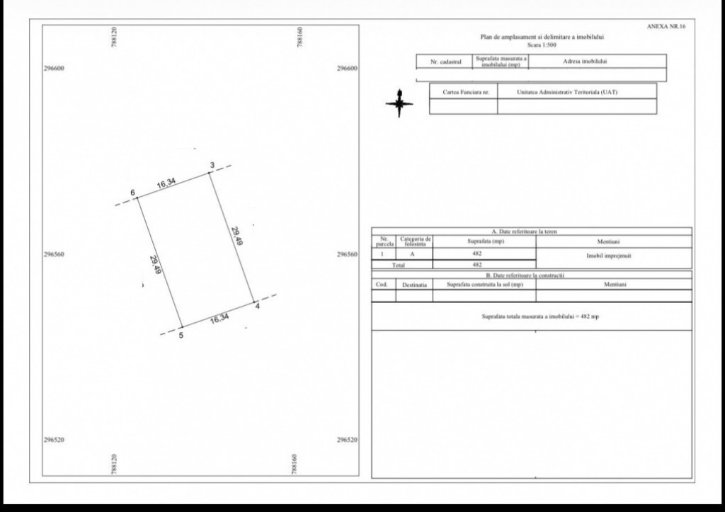 Teren 482 mp Lazu Constanța | Ideal pentru Construcție