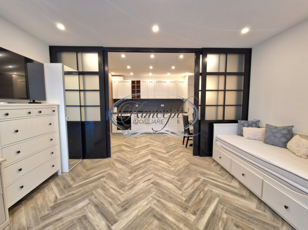 Apartament mobilat cu parcare subterana si terasa in The Nes