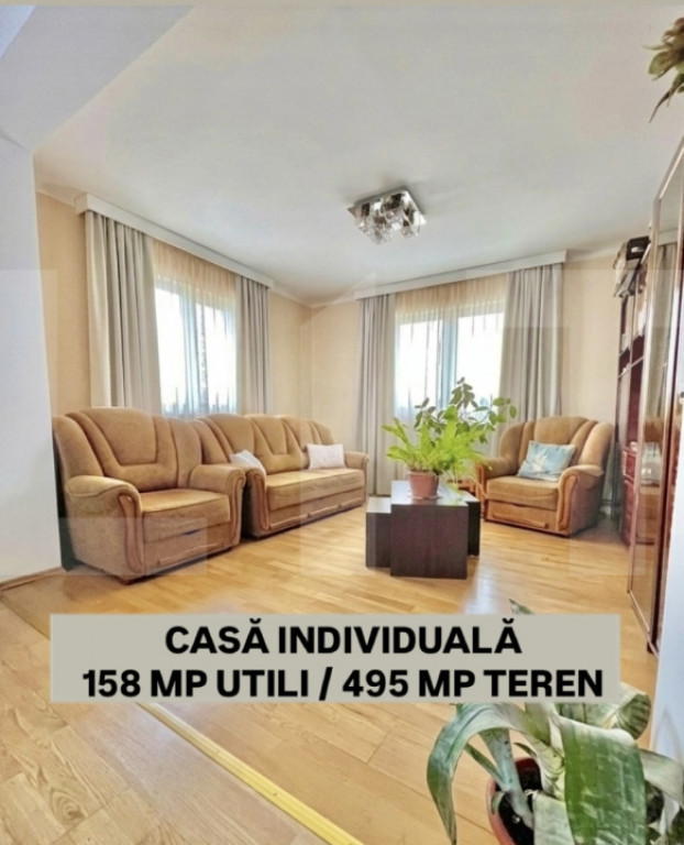 Casa individuala, 158 mp utili, zona linistita Ronat