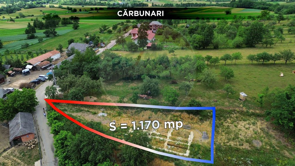 Carbunari Vanzare teren cu fundatie, proiect de casa si r...